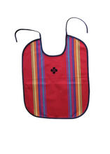 Bavoir adulte grande taille avec motif croix basque