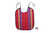 BAVOIR « CRUSTACÉ » - Rouge - 2 broderies
