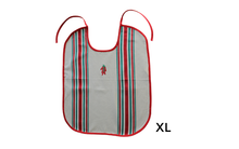 BAVOIR « CRUSTACÉ » - Blanc - 2 broderies