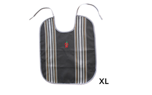 BAVOIR « CRUSTACÉ » - Gris - 2 broderies