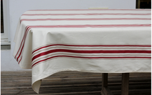Nappe anti-tache rectangulaire basque rayures traditionnelles,