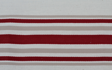 Detail rayures nappe anti-tache rectangulaire Firmin