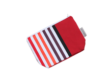 pochette rouge tissu biarritz facile pour la plage