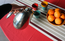 Nappe enduite rectangulaire basque , idéale pour tous les jours