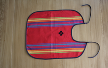 BAVOIR « CRUSTACÉ » ROUGE - 2 broderies
