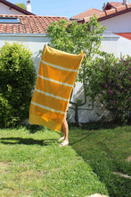 FOUTAS À FRANGES - Tie & Dye - tournesol
