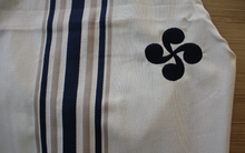 TABLIER "BLANC ET BLEU" - Croix basque