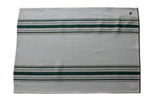 TORCHON "PAYS BASQUE" - Rayures vertes - Sans broderie